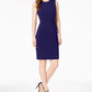 Calvin Klein Women's Sheath Dress Blue Size 4
