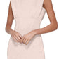Calvin Klein Women's Crewneck Sleeveless Sheath Dress Pink Size 4
