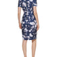 Calvin Klein Women's Printed Sheath Dress Blue Size 6Petite