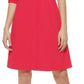 Calvin Klein Women's Puff Sleeve A Line Dress Pink Size 10
