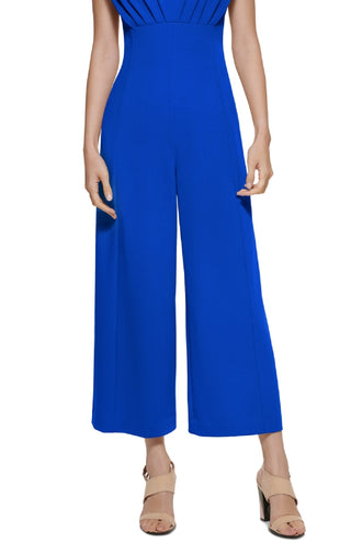 Calvin Klein Women's Cap Sleeve Jumpsuit Blue Size 12