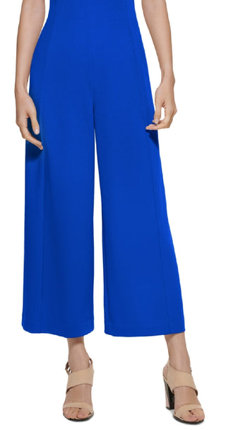 Calvin Klein Women's Cap Sleeve Jumpsuit Blue Size 6