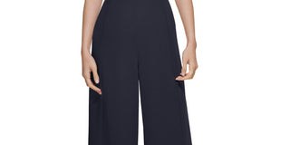Calvin Klein Women's Cap Sleeve Jumpsuit Blue Size 14