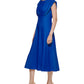 Calvin Klein Women's Cap Sleeve Midi Dress Blue Size 2