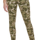 Calvin Klein Women's Printed Cotton Twill Pants Green Size 12