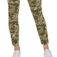 Calvin Klein Women's Printed Cotton Twill Pants Green Size 12