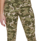 Calvin Klein Women's Printed Cotton Twill Pants Green Size 8