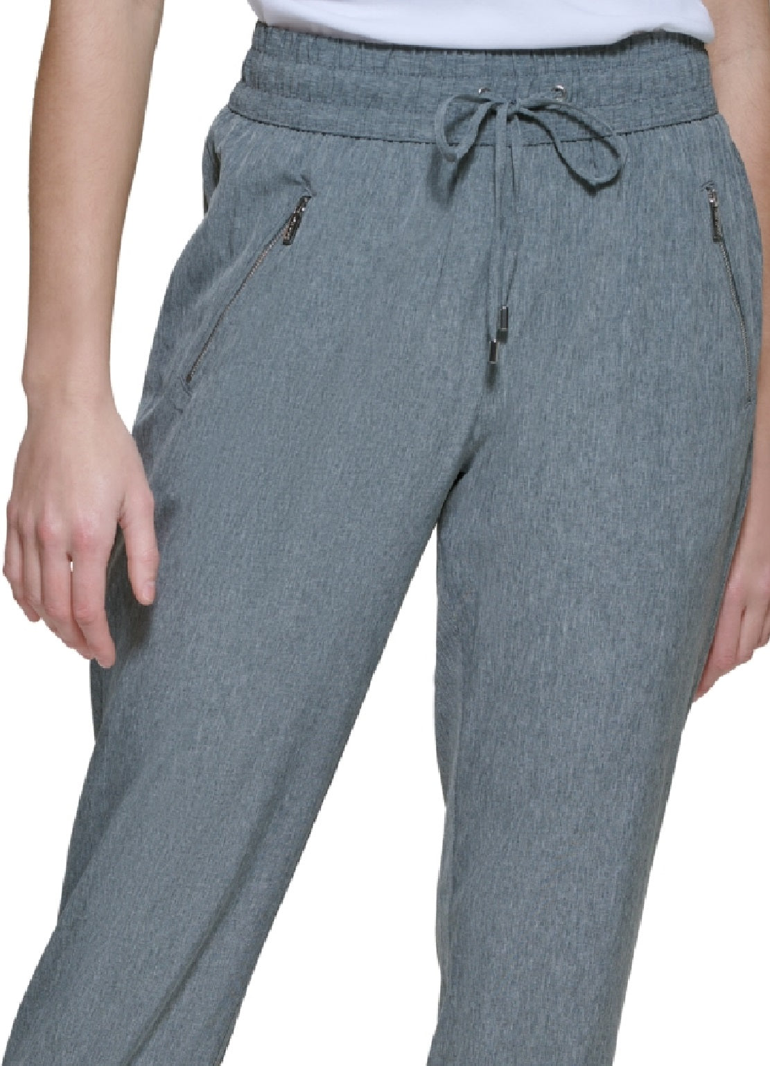 Calvin Klein Women's Tech Stretch Jogger Pant Gray Size Medium