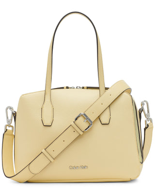 Calvin Klein Women's Brenda Satchel Bag Yellow Size Regular