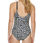 Calvin Klein Women's Twist Tummy Control One Piece Swimsuit White Size 4