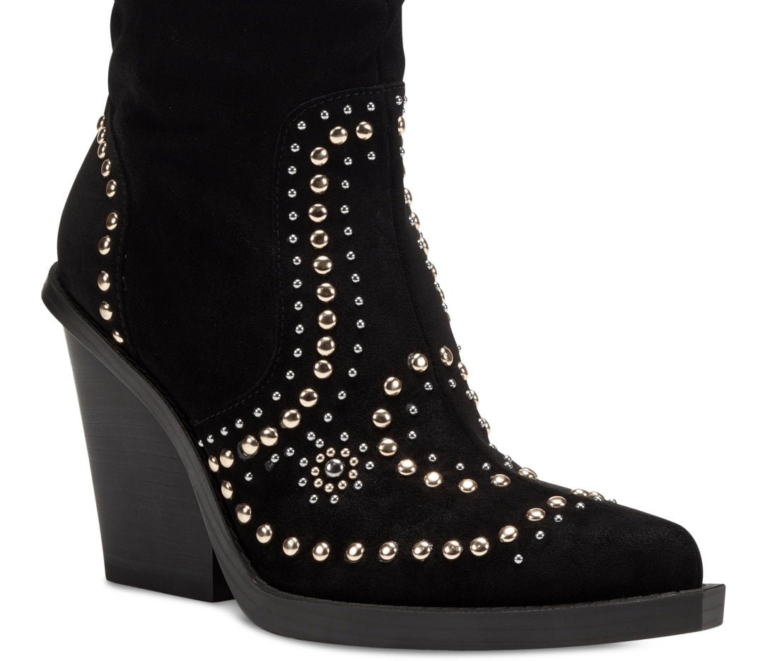 Jessica Simpson Women's Larna Western Boot Black Size 7.5 M