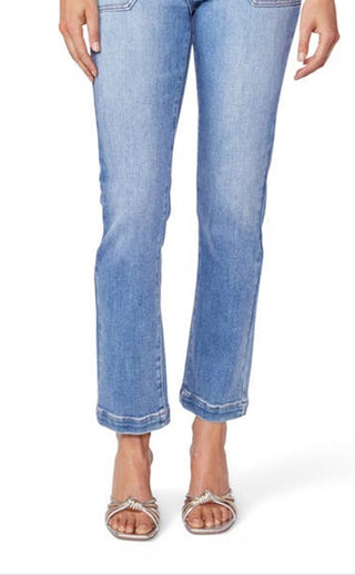 Paige Women's Mayslie Ankle Straight Leg Jeans Blue Size 31