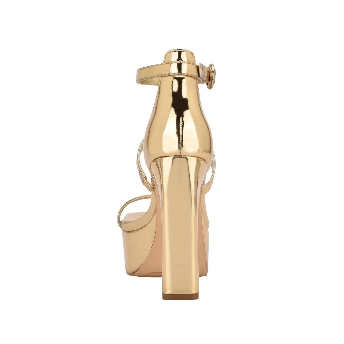 Marc Fisher Women's Frita Platform Sandal Yellow Size 9.5