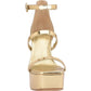 Marc Fisher Women's Frita Platform Sandal Yellow Size 9.5