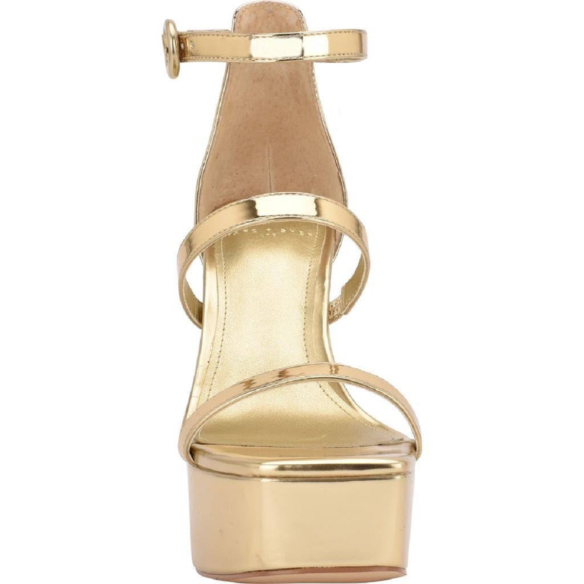 Marc Fisher Women's Frita Platform Sandal Yellow Size 9.5