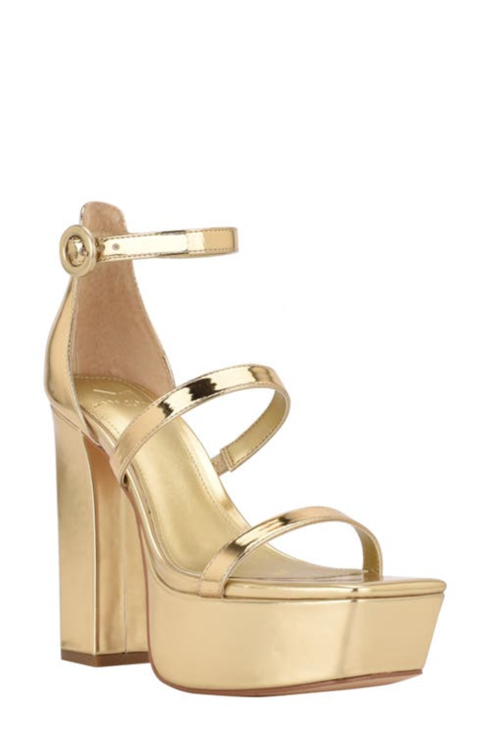 Marc Fisher Women's Frita Platform Sandal Yellow Size 9.5