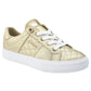 GUESS Women's Loven Casual Lace Up Sneakers Yellow Size 5.5 M