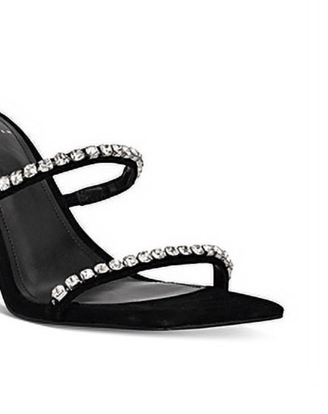 Marc Fisher Ltd. Women's Dezzi Embellished Strappy High Heel Sandals Black Size 8