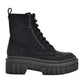 GUESS Women's Ferine Embellished Combat Boots Black Size 10 M