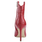 Marc Fisher Women's Revati Pointy Toe Booties Red Size 8.5 M