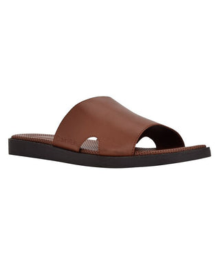 Calvin Klein Men's Ethan Slip on Slide Sandals Brown Size 8