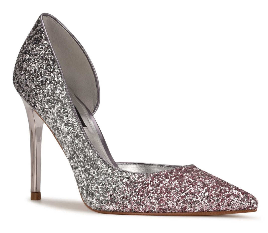 Nine West Women's Folowe Stiletto Pointy Toe Dress Pumps Pink Size 9.5M