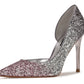 Nine West Women's Folowe Stiletto Pointy Toe Dress Pumps Pink Size 9.5M