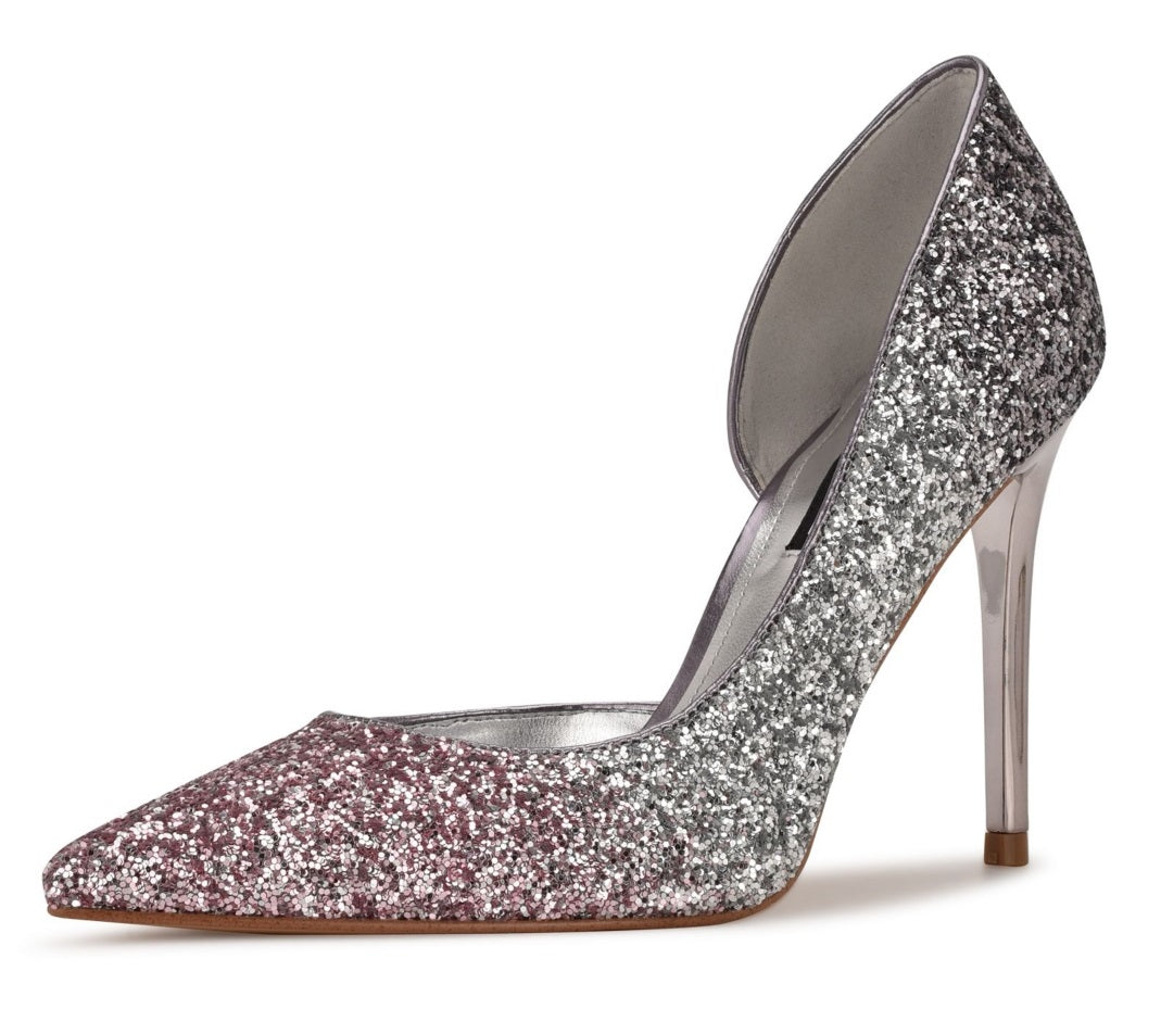 Nine West Women's Folowe Stiletto Pointy Toe Dress Pumps Pink Size 9.5M