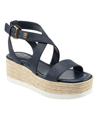 Bandolino Women's Major Platform Sandals Blue Size 8 M