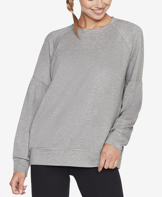Skechers Women's Skechluxe Restful Crewneck Gray Size X-Large