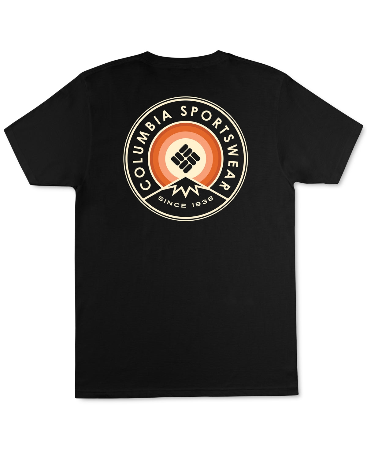 Columbia Men's Avalon Logo Graphic T-Shirt Black Size Medium