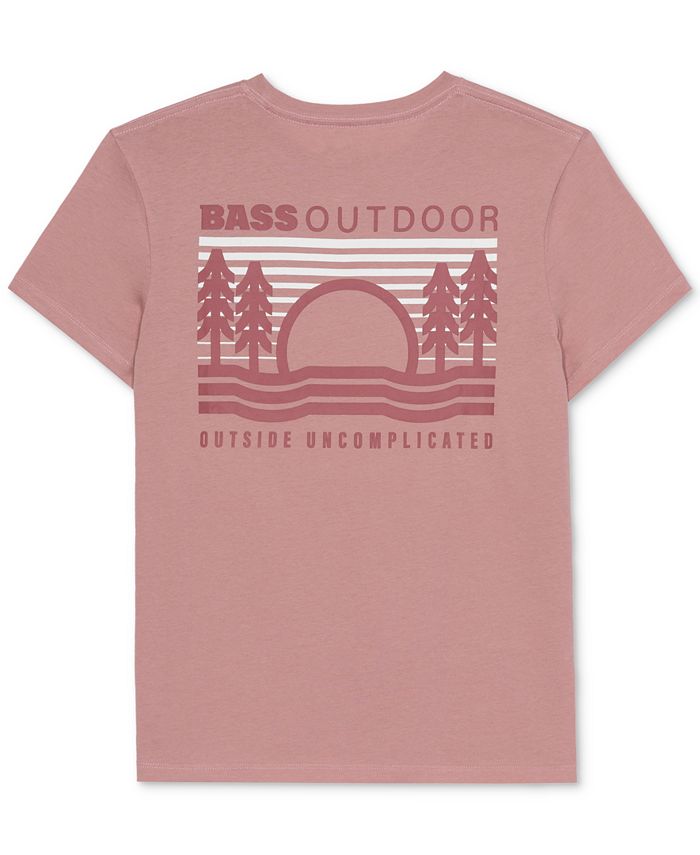 Bass Outdoor Women's Borde Graphic T-Shirt Pink Size XL