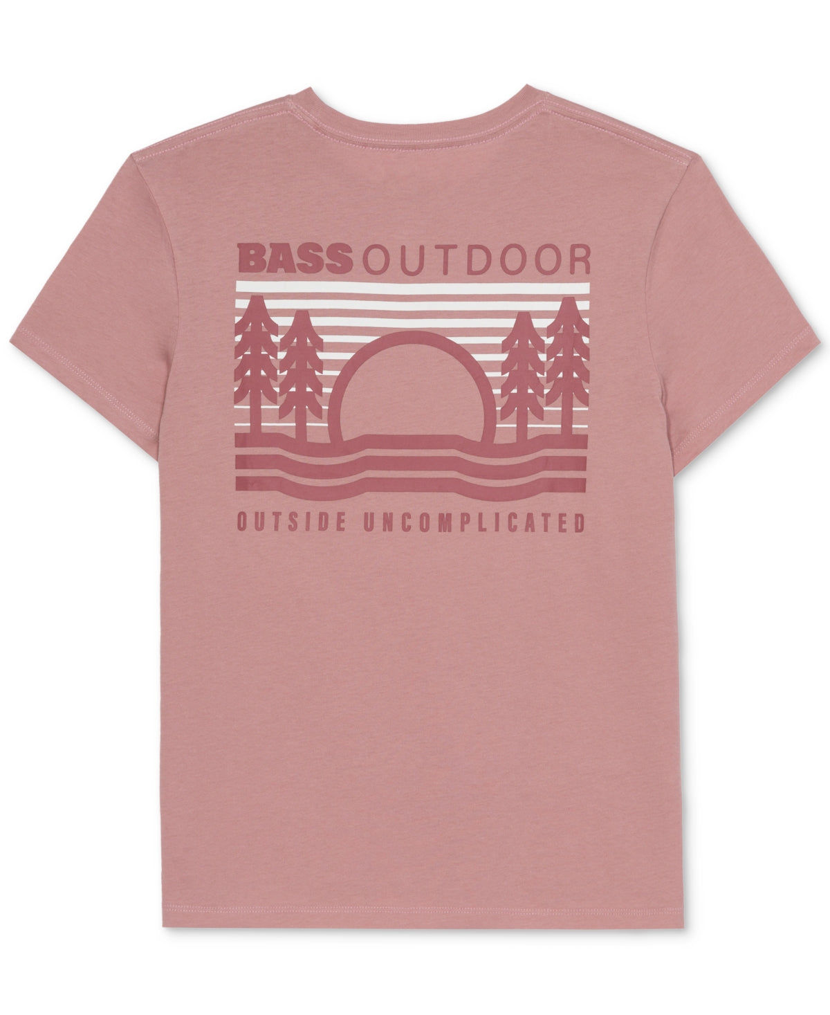 Bass Outdoor Women's Borde Graphic T-Shirt Pink Size XL
