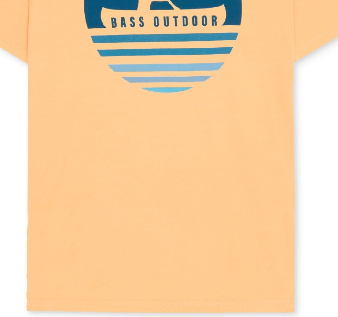 Bass Outdoor Men's Logo Graphic Tech T-Shirt Orange