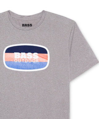 Bass Outdoor Men's Logo T-Shirt Gray