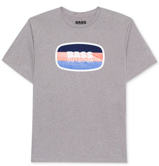 Bass Outdoor Men's Logo T-Shirt Gray