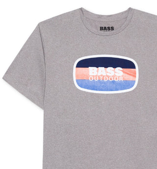 Bass Outdoor Men's Logo T-Shirt Gray