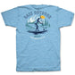 Bass Outdoor Men's Paddled T-Shirt Blue Size Medium