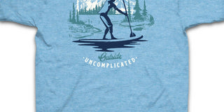 Bass Outdoor Men's Paddled T-Shirt Blue Size Medium