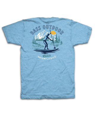 Bass Outdoor Men's Paddled T-Shirt Blue Size X-Large