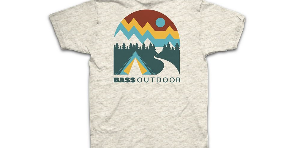 Bass Outdoor Men's Campadre T-Shirt Brown Size S