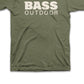 Bass Outdoor Men's Stacked T-Shirt Green Size Large