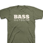 Bass Outdoor Men's Stacked T-Shirt Green Size XX-Large