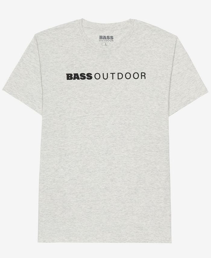 Bass Outdoor Men's Lined T-Shirt Oatmeal Size S