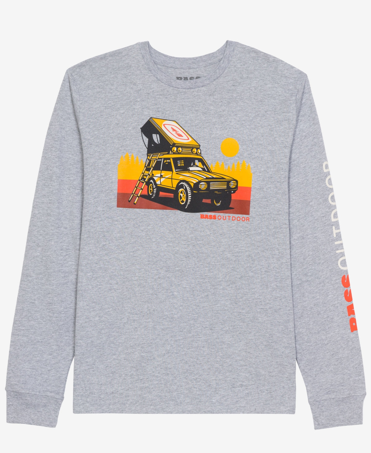 Bass Outdoor Men's Topsy T-Shirt Gray Size XX-Large