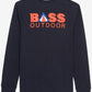 Bass Outdoor Men's Campa Bro T-Shirt Blue Size Medium
