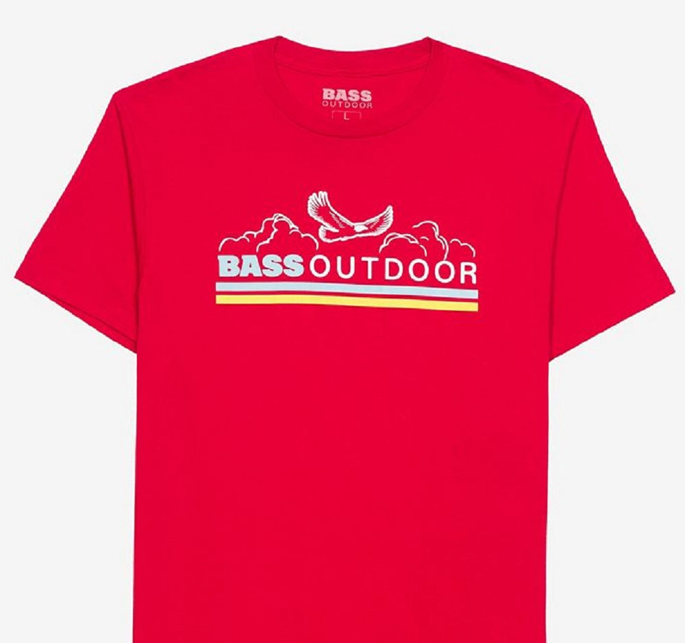 Bass Outdoor Men's Float T-Shirt Red Size Small
