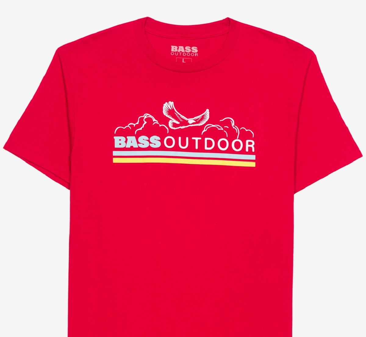 Bass Outdoor Men's Float T-Shirt Red Size Large