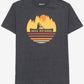Bass Outdoor Men's Paddled T-shirt Gray Size Small