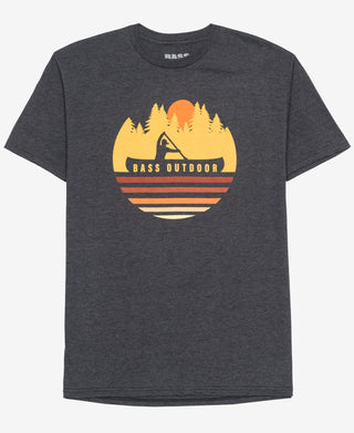 Bass Outdoor Men's Paddled T-Shirt Gray Size XX-Large